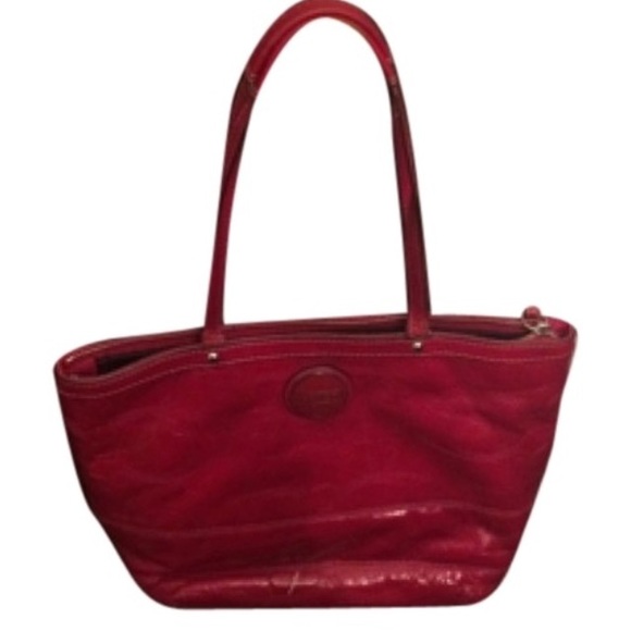 Coach Handbags - Red Coach Tote Bag