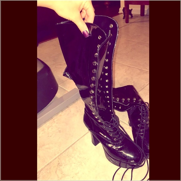 Halloween "sexy" heels/boots size 7.5