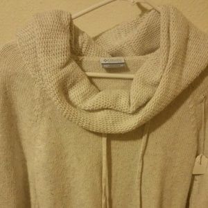 Cream Columbia sweater