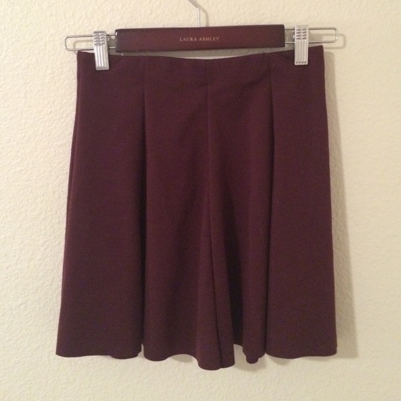 Brandy Melville Burgundy Skirt