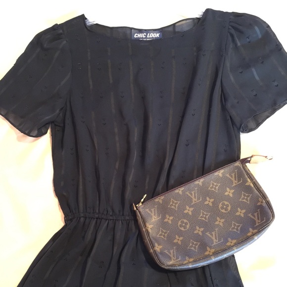 Black Beauty Vintage Inspired Dress - Sz. M