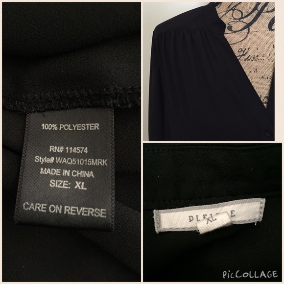 ❗️SOLD❗️Black Blouse - Picture 4 of 4