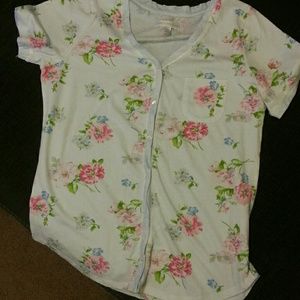 Floral Pajama top
