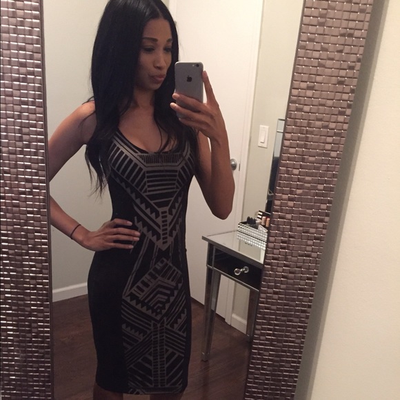 Black Aztec Dress