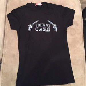 Black Johnny Cash tshirt