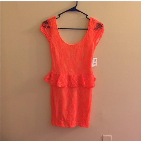 Orange dress