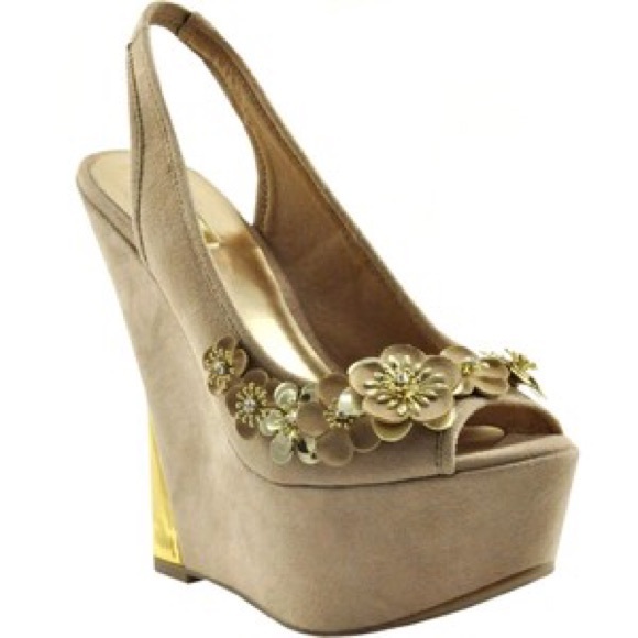 ‼️FINAL SALE‼️Wild Pair Beige Wedge