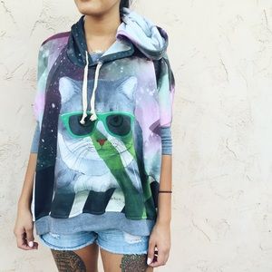 Hooded Batwing Sweater