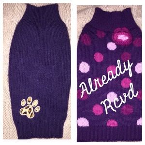 Purple sweater for @karenmarlatt