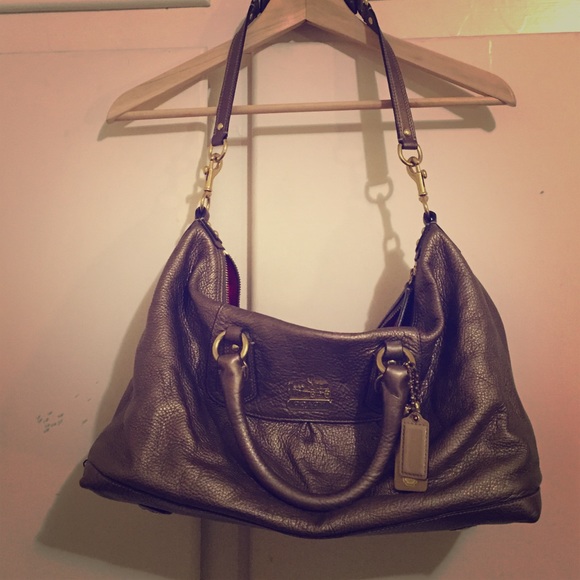 Price Reduced !!! Authentic Coach Gold Purse
