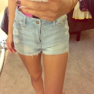 Denim shorts