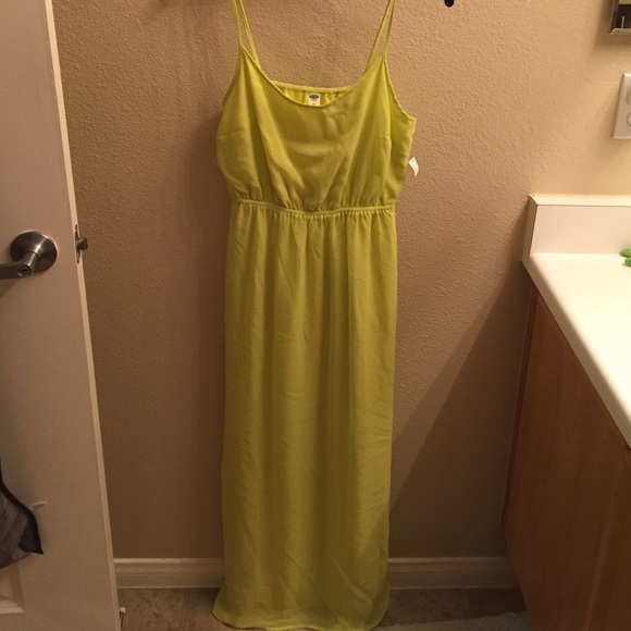 Neon yellow dress