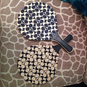 COACH ping pong paddles