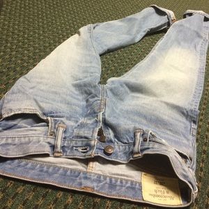 A&F Men Skinny Light Wash Jeans just like new!