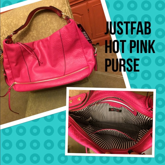 JustFab Hot Pink Purse