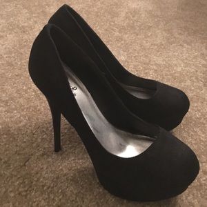 Black heels