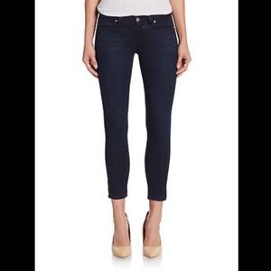 Paige Dark Denim Capris