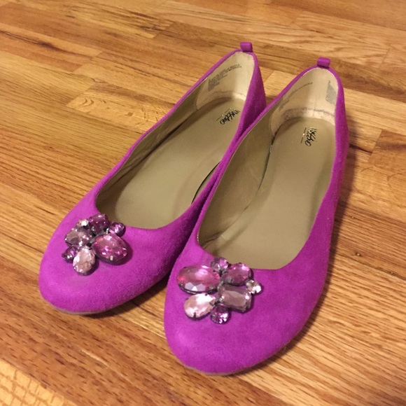 Mossimo Pink Suede Flats
