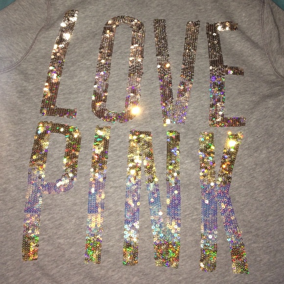 PINK bling hoodie