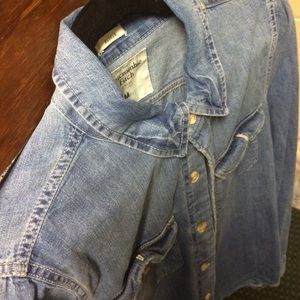 A&F Denim Shirt (Street Fashion)