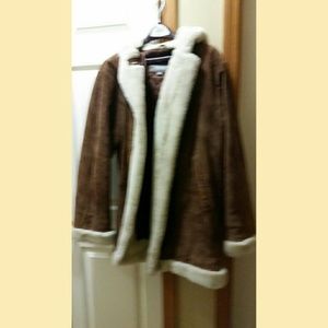 Wilsons Leather Suede Brown coat