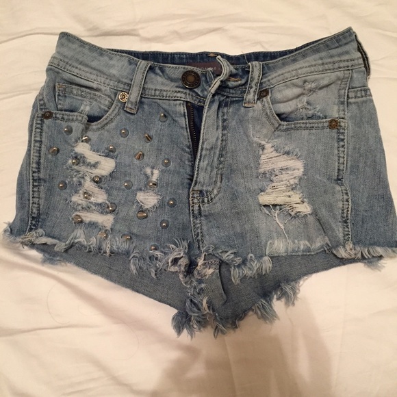 High waisted shorts