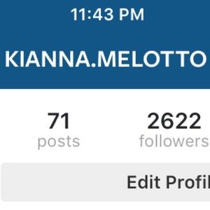 Follow my Instagram @Kianna.Melotto