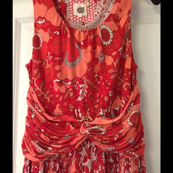 Anthropologie Lilka size S red & white dress - Picture 2 of 4