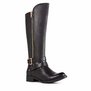 ✨HOST PICK✨JustFab Black Finella Riding Boots