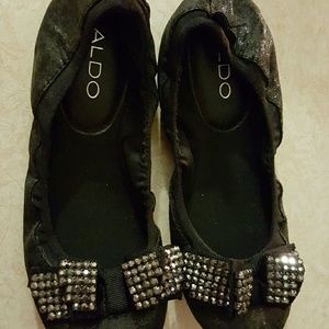 Aldo black flats