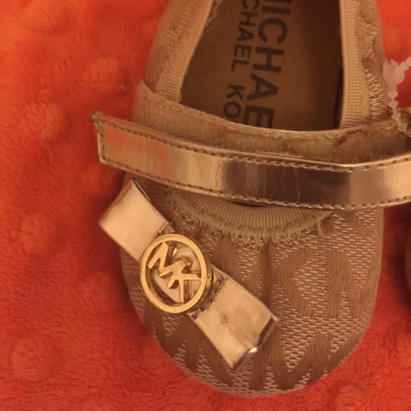 Infant girls Michael Kors signature shoes