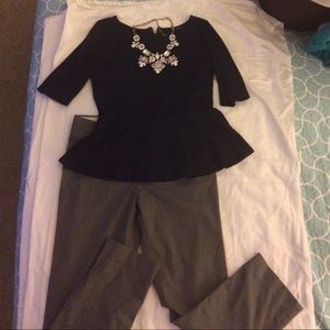 Banana Republic gray work pants