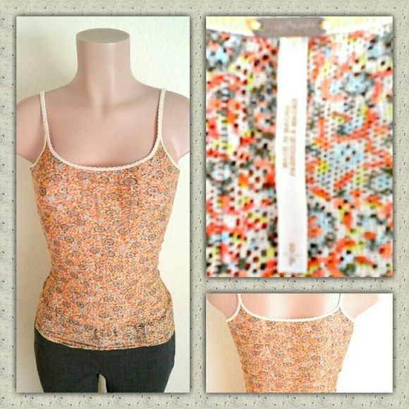 FREE PEOPLE FALL COLOR LACE TANK - Picture 4 of 4