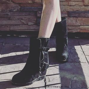 Ash Subway Wedge Engineer Booties😈