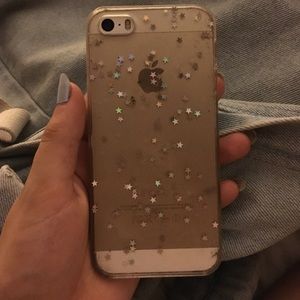 glitter star case for iphone 5/5s