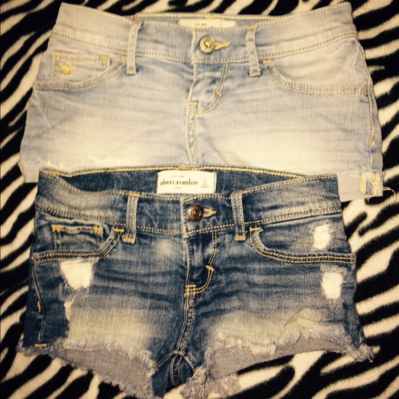 Girls size 10 abercrombie&fitch shorts