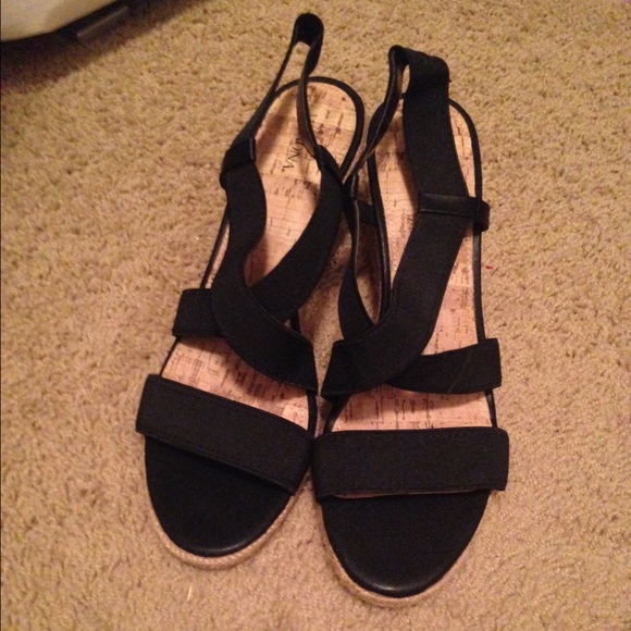 Brand New Black Wedges