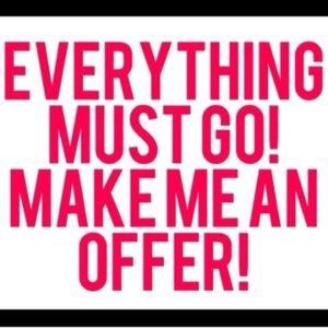 Everything must go. Reasonable offers accepted!