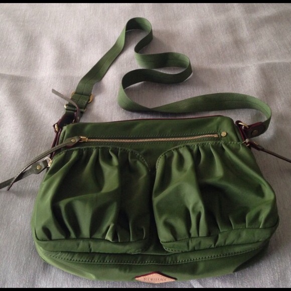MZ Wallace Paige green crossbody