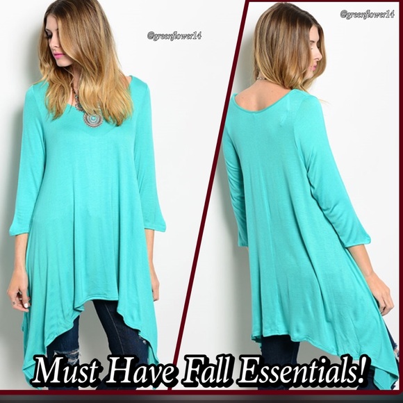 The Emerald Tunic Top - Picture 1 of 4