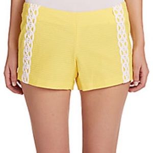 Lilly Pulitzer Yellow Shorts