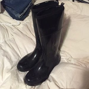 Black Kamik Rain Boots