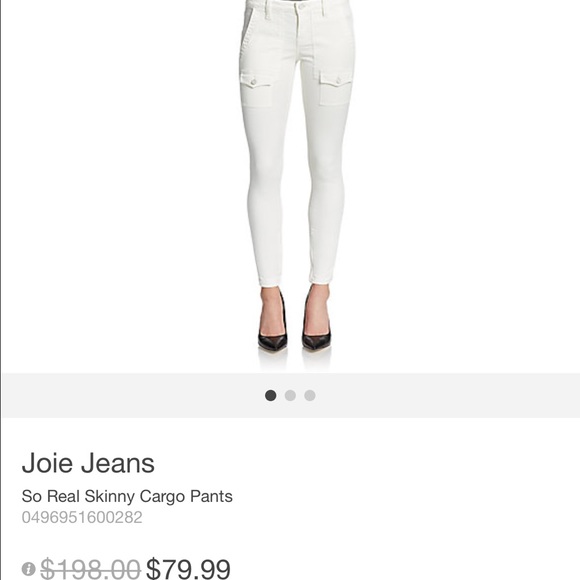 Joie So-Real Skinny Cargo Jeans