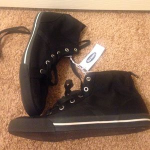 Black High Top Sneakers