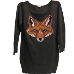 🔥Xhilaration 'What Did the Fox Say' Sweater Tunic