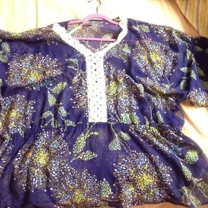 Brand new top. Size 24/26. Purple. Beverly Drive