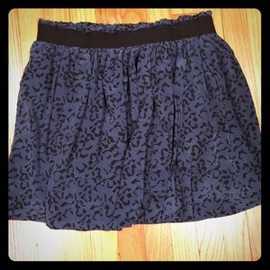 Theory black and blue skirt