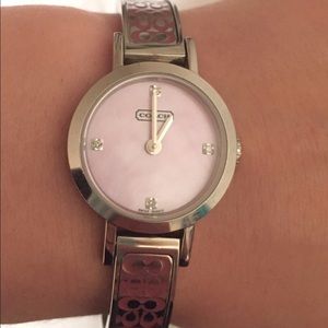 Coach Signature Studio Bangle Watch