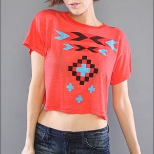 WILDFOX RED CROP TEE