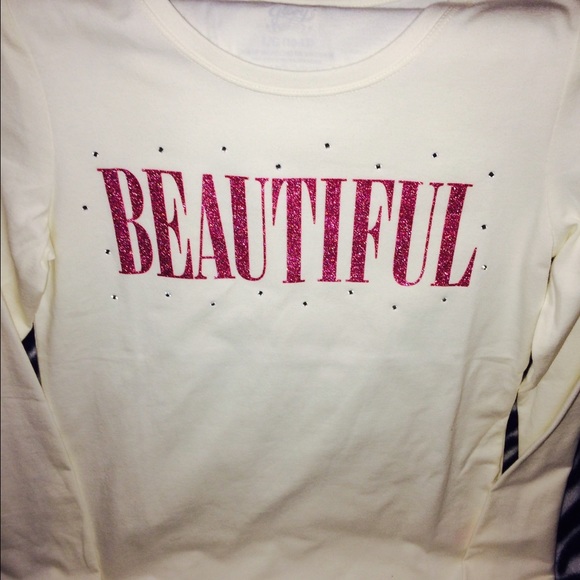 Rhinestone glitter beautiful top